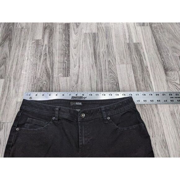 A.N.A. A New Approach Womens Size 12 Pockets Straight Leg Black Denim Jeans - Picture 7 of 11